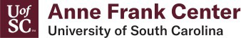 Anne Frank Center logo, University of South Carolina